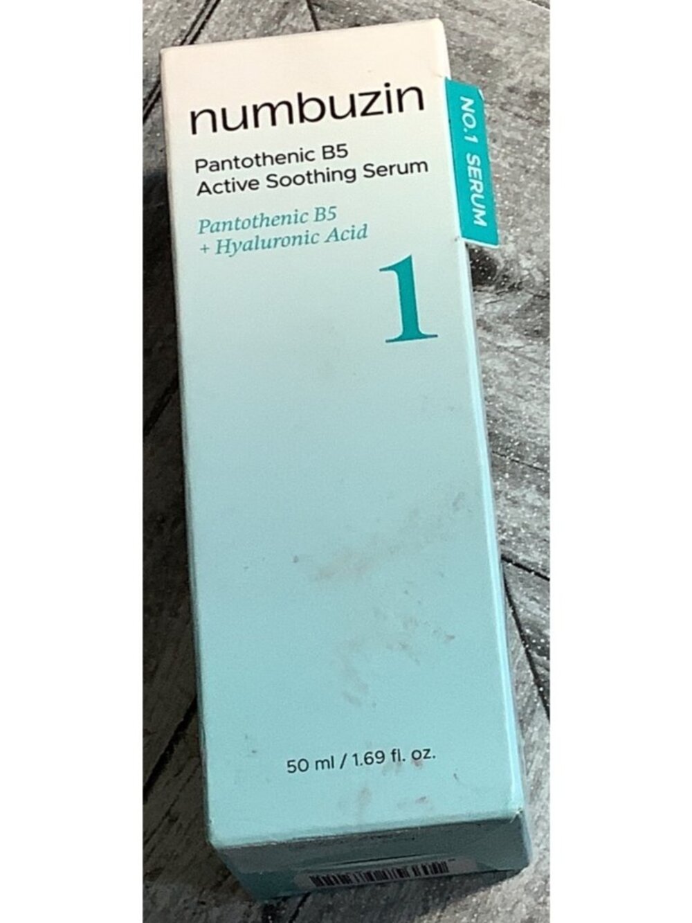 Numbuzin No. 1 Panthenolic B5 Active Soothing Serum 50ml Hyaluronic Acid 1.69oz